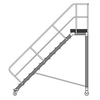 Mobile industrial platform staircase 45° 16 steps
